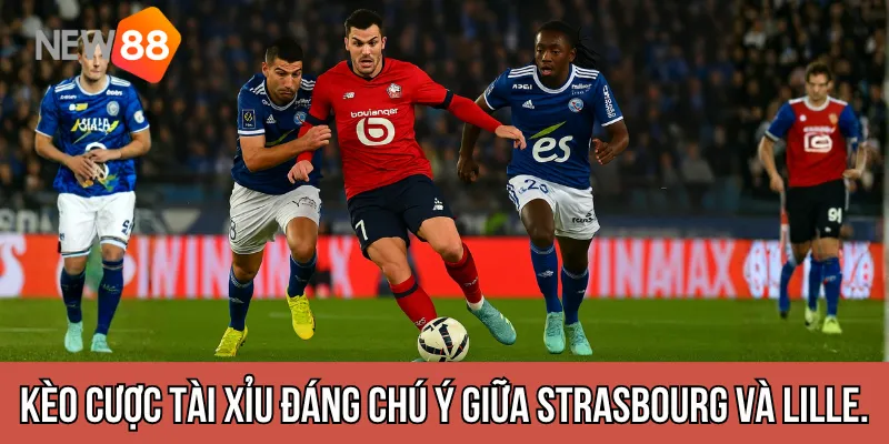 Kèo cược Tài Xỉu đáng chú ý giữa Strasbourg và Lille.